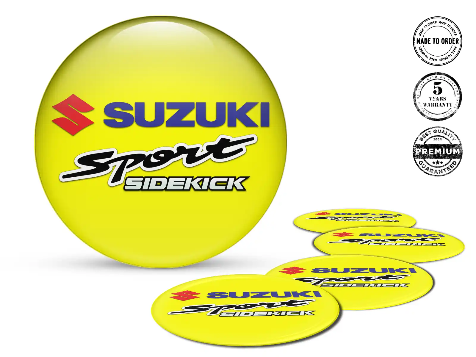 Suzuki Rademblem Ausgabe Premium Gewölbte Aufkleber
